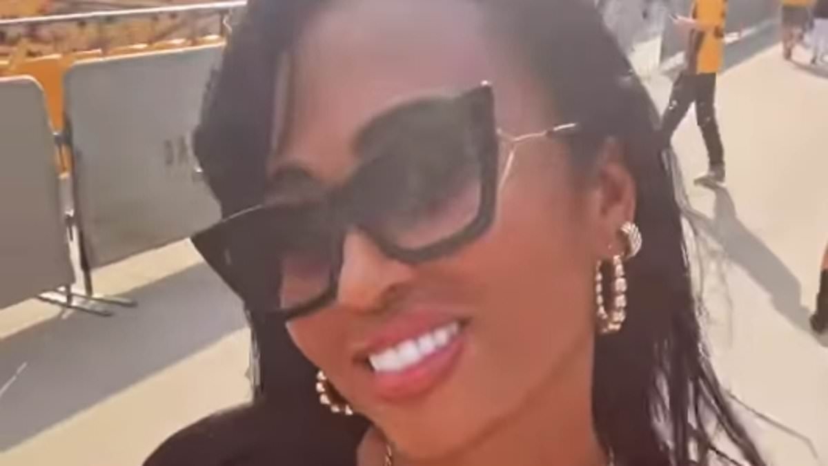 Shedeur Sanders' mom, 50, hits back at her fashion critics in another revealing outfit at son's game