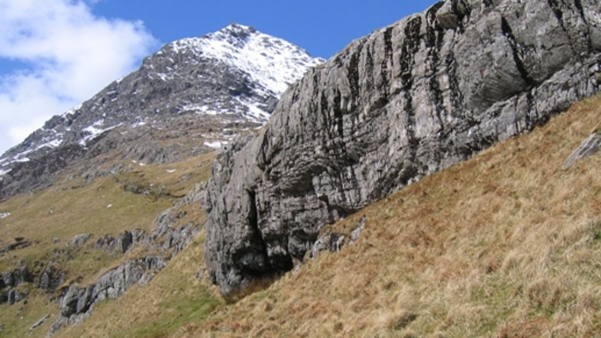 Tragedy on the Welsh mountains as man, 36, plunges to his death from knife-edge ridge