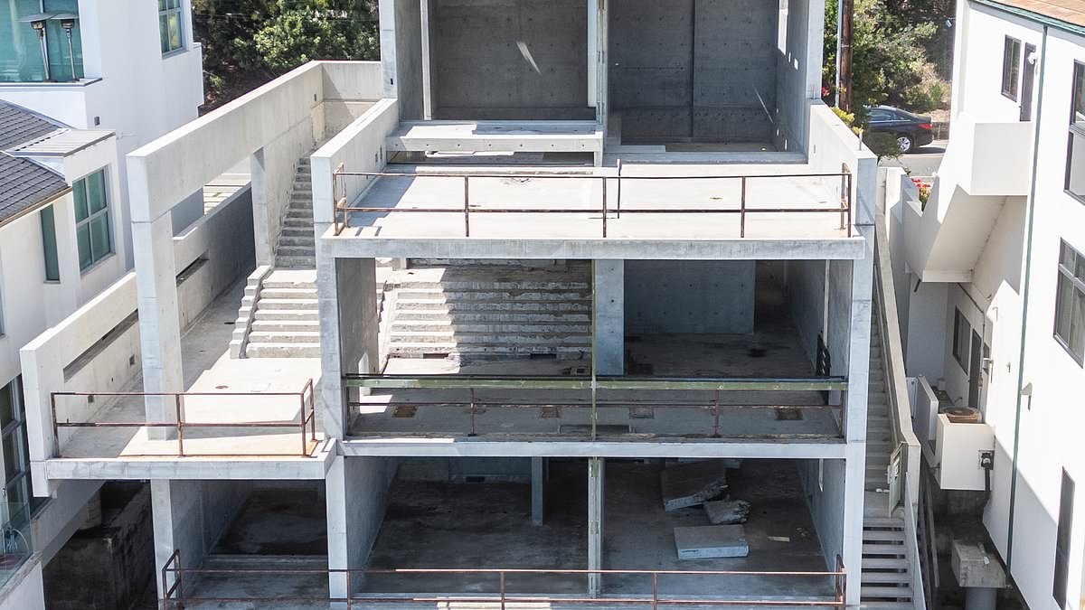 Kanye West's 'cursed' Malibu mansion back on market again after $37m deal for concrete shell collapsed