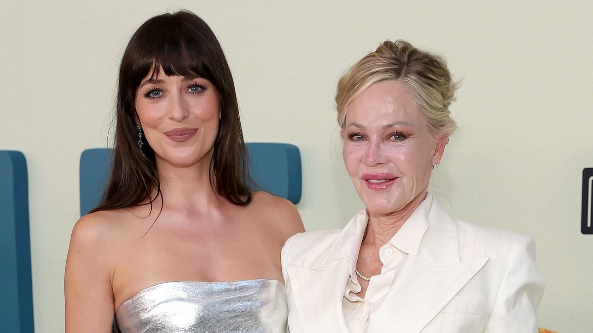 Dakota Johnson embraces 'nepo baby' label as she brings mom Melanie Griffith to premiere of her latest film