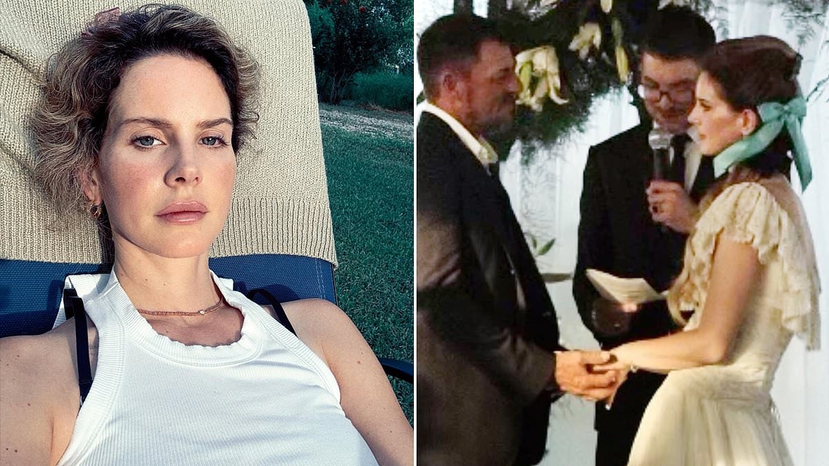 Lana Del Rey reveals wedding memento ahead of first anniversary with alligator tour guide husband