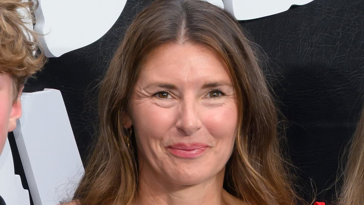 Jamie Oliver's wife Jools, 50, sizzles in a leggy black mini dress as she joins daughter Daisy, 22, and son Buddy, 13, at the Caught Stealing screening in London