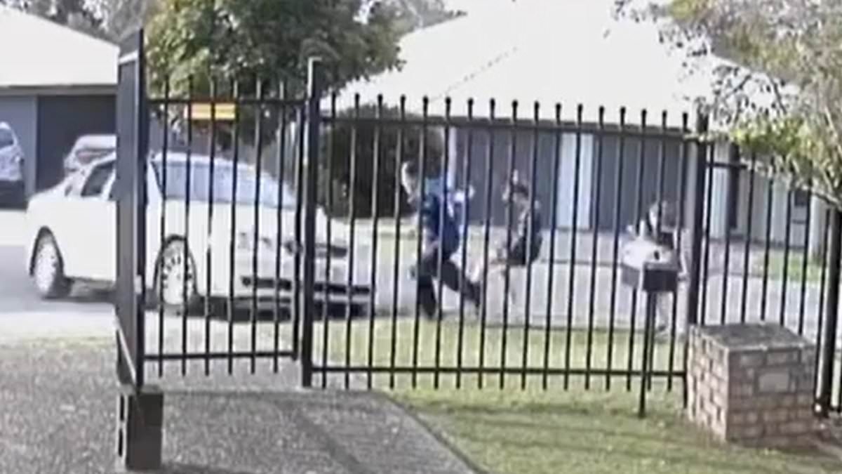 Terrifying moment group of three children are hit by out-of-control car driven by 'P-Plater'