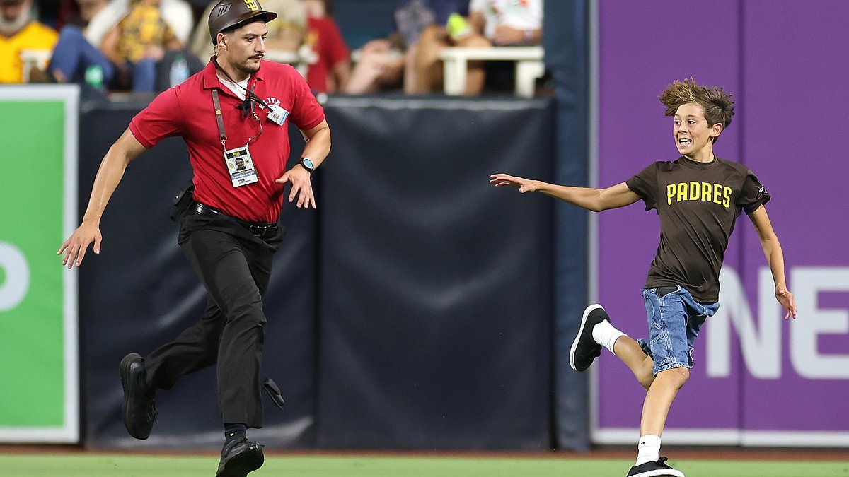 MLB stars left stunned as young kid brutally tackled by security after rushing onto the field