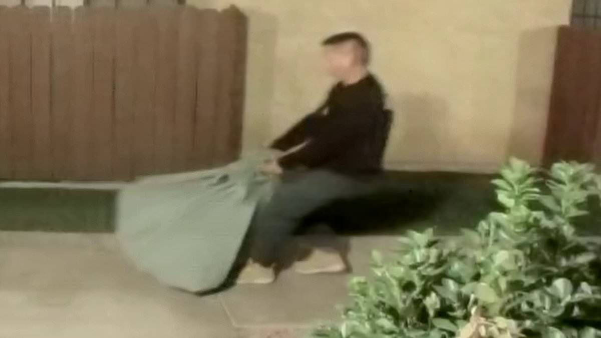 Fugitive husband seen dragging large object in sheet shortly before wife was found murdered in national forest