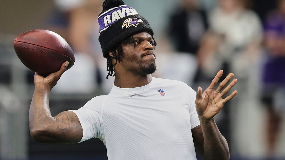 Lamar Jackson forced out of Baltimore Ravens practice in major injury scare for Super Bowl contender