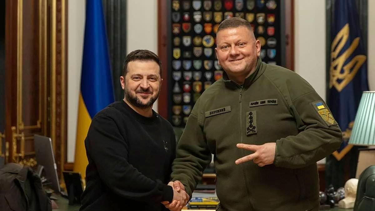 Ukraine's 'Iron General' refutes rumours he is 'quietly preparing to run for president' to replace Zelensky