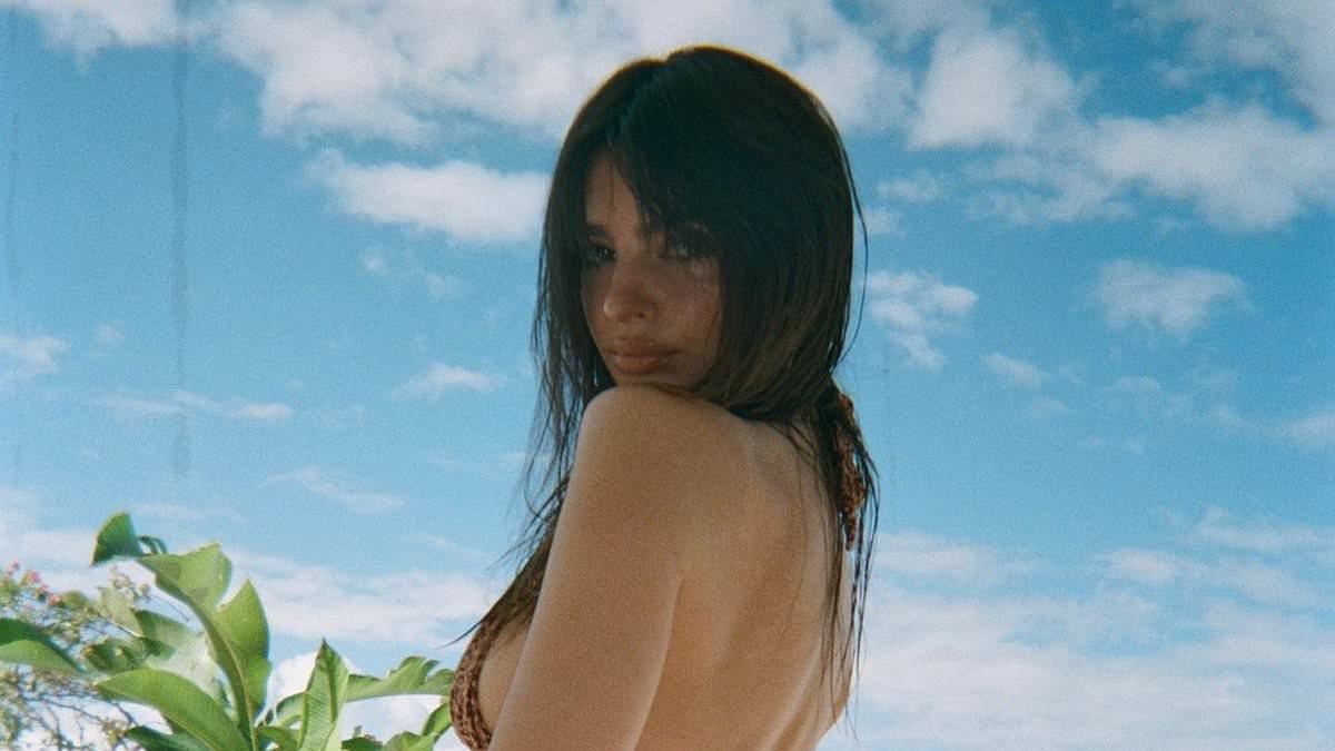 Celebrities promote the trend of the summer in the skimpiest swimwear EVER as they slip into tiny thong-style bikinis on their luxury holidays