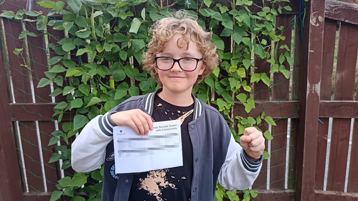 Child genius, 11, gets top marks in advanced GCSE maths after taking exams FIVE years early