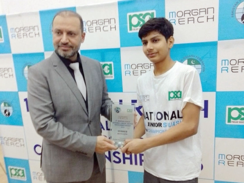 Sohail wins Morgan Reach Jr Squash