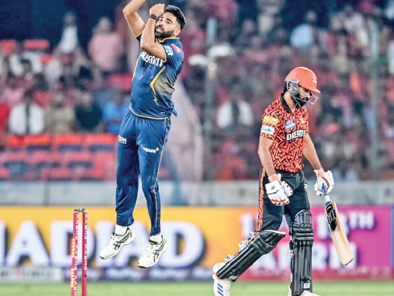 Siraj helps Gujarat to hat-trick of IPL wins