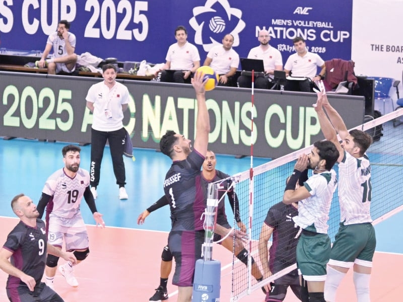 Pakistan stun Qatar to reach AVC Volleyball final