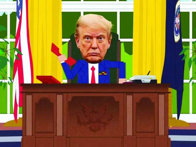Sparks fly in White House after 'South Park' Trump parody