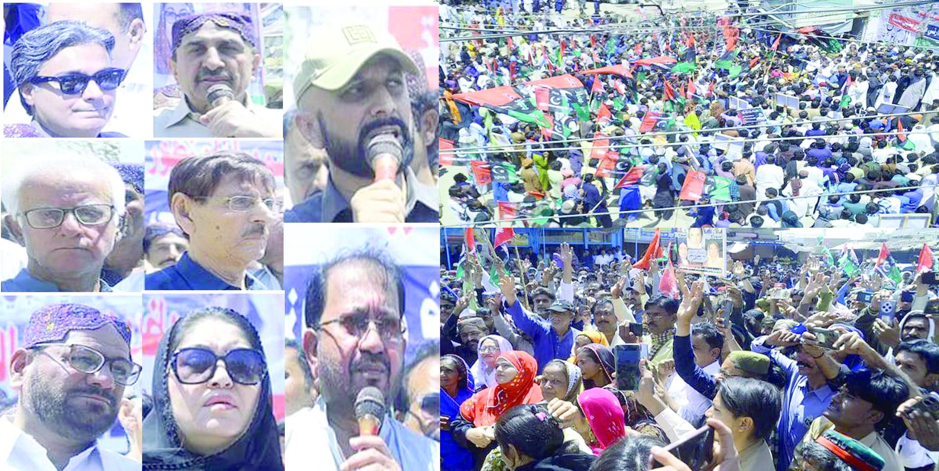 PPP stages protest against canals