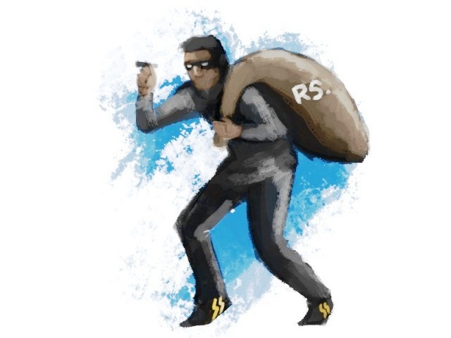 Robbery turns out to be staged