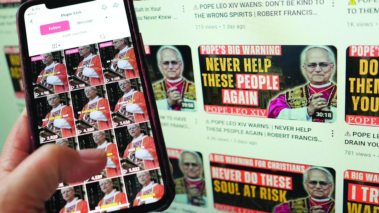 TikTok, YouTube rack up views of AI-generated Pope sermons