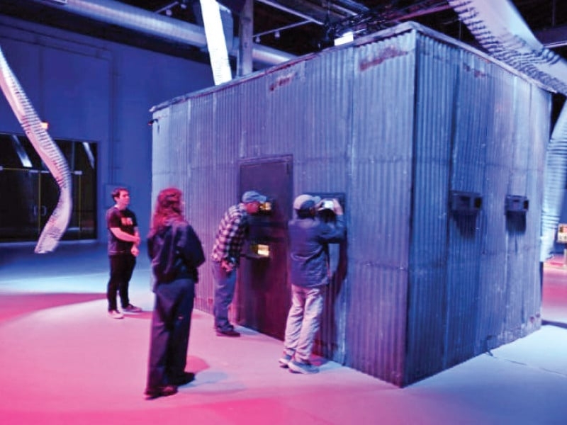 Artist goes to prison 'willingly' at LA museum