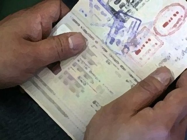 Fake visa travellers face action