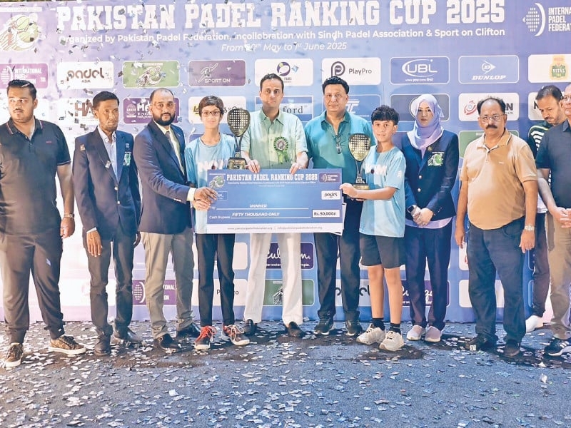 Padel Stars, TRIBS clinch Padel Ranking Cup titles