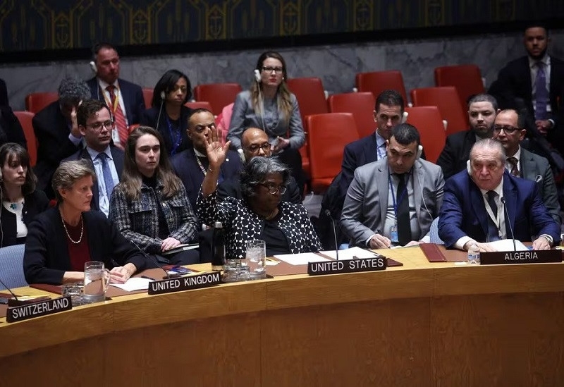 US vetoes UN call for immediate ceasefire, aid access in Gaza