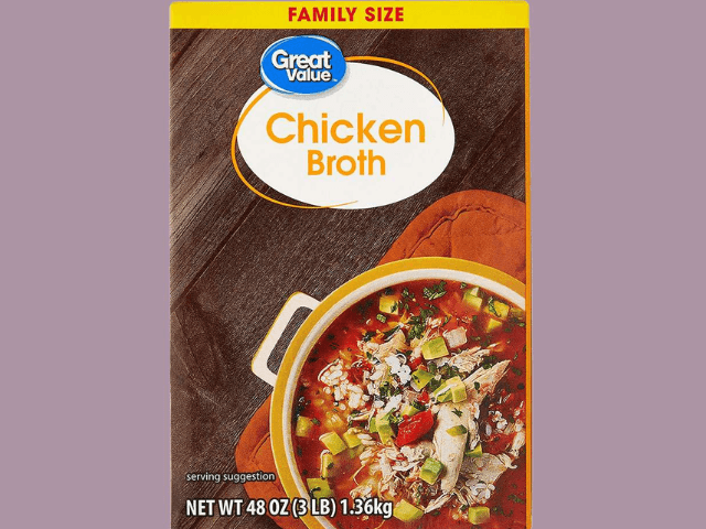 Walmart recalls 12,000 cartons of chicken broth due to packaging failures