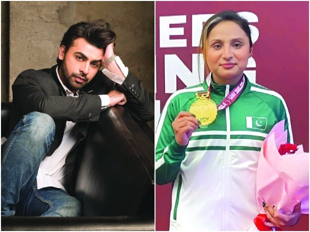Saeed proud of weightlifter Sybil Sohail's gold medal
