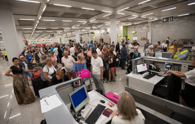 Hundreds of tourists stranded in Spain as storms disrupt flights