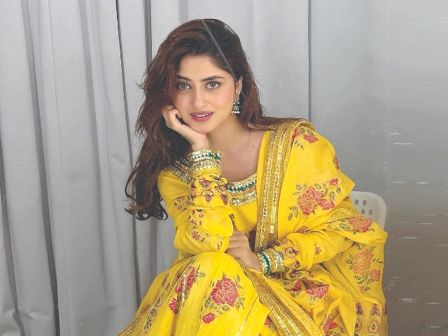 Sajal Ali dazzles in her 'favourite' yellow peshwas