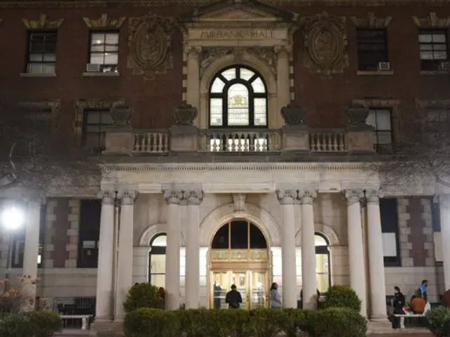 Pro-Palestinian demonstrators stage sit-in at Barnard College over student expulsions