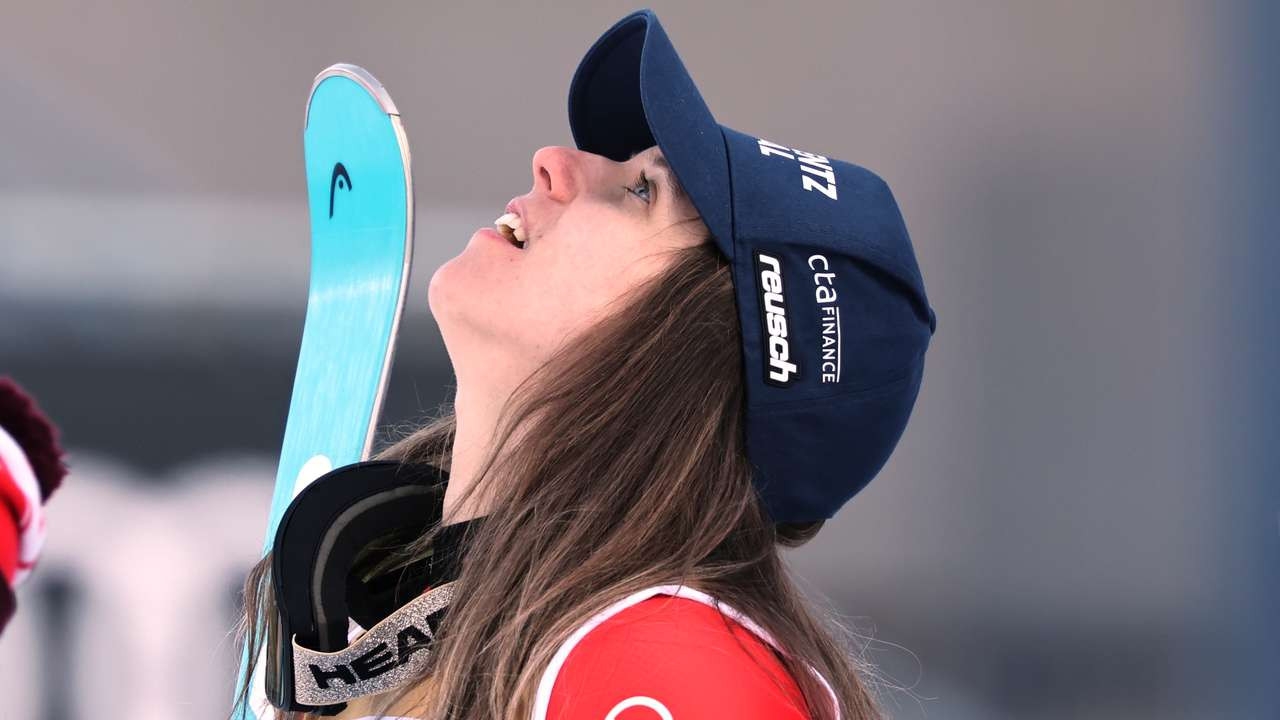 Rast wins slalom gold as Shiffrin misses out