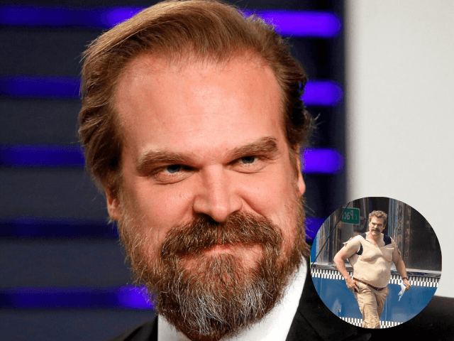 David Harbour wears fake belly on set of HBO's ‘DTF St. Louis'