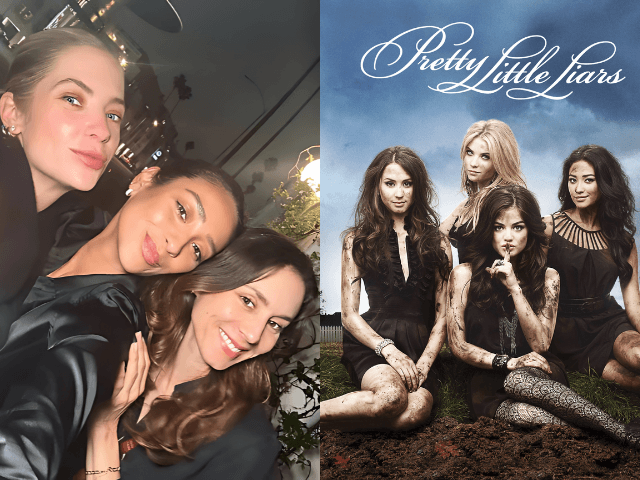 Shay Mitchell, Ashley Benson and Troian Bellisario reunite to celebrate 15 years of 'Pretty Little Liars'
