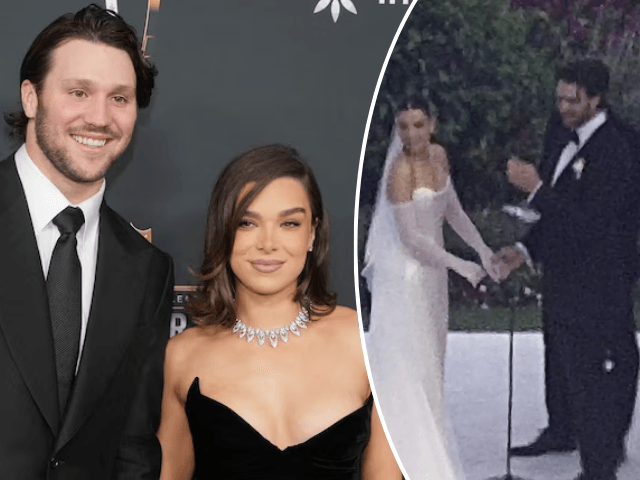 Hailee Steinfeld marries Josh Allen in California wedding ceremony