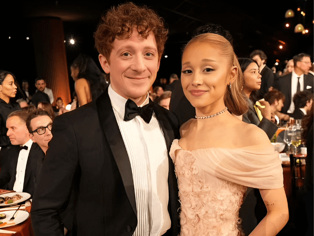 Ethan Slater caught on camera protecting Ariana Grande at 2025 SAG Awards