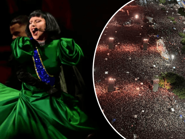 Lady Gaga pulls record-breaking 2.1 million crowd in free concert at Copacabana Beach
