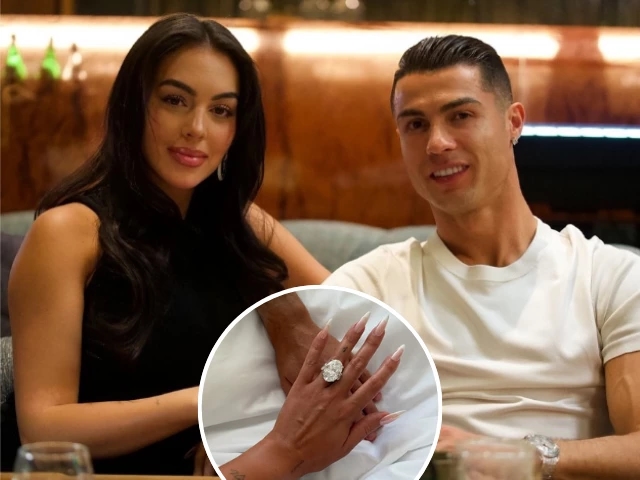 All the details on Georgina Rodríguez's multi-million dollar diamond engagement ring from Cristiano Ronaldo