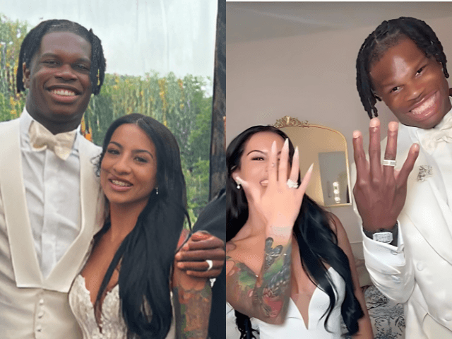 Travis Hunter marries fiancée Leanna Lenee in weekend wedding ceremony