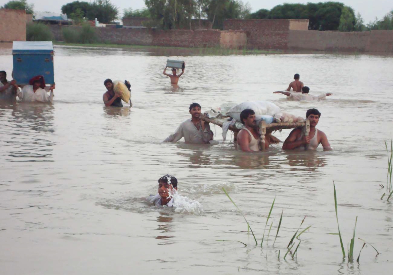 Child dies, two swept away in flood