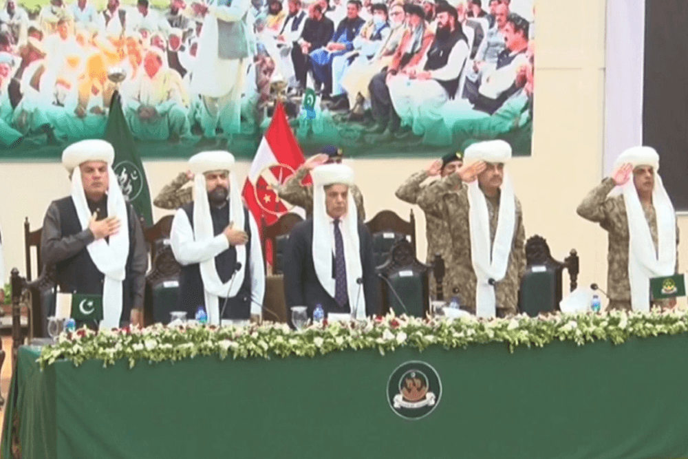 PM Shehbaz, Field Marshal Munir vow to crush Indian-sponsored terror in Balochistan at grand jirga