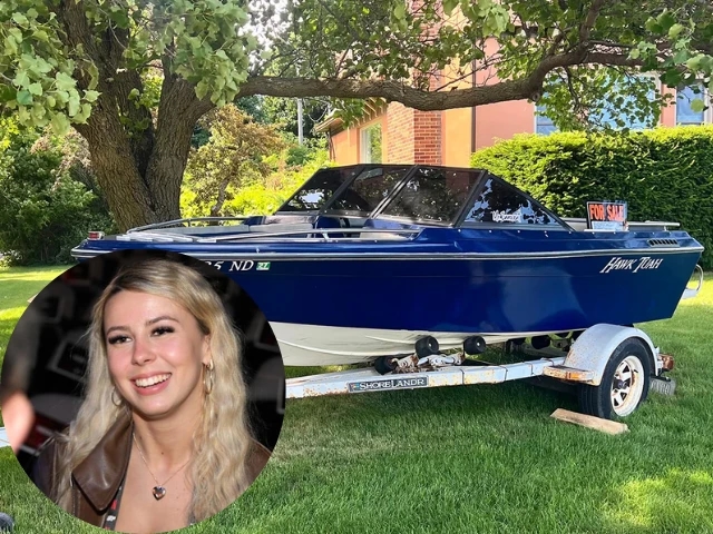 Michigan man lists 'Hawk Tuah' boat for sale after viral TikTok fame