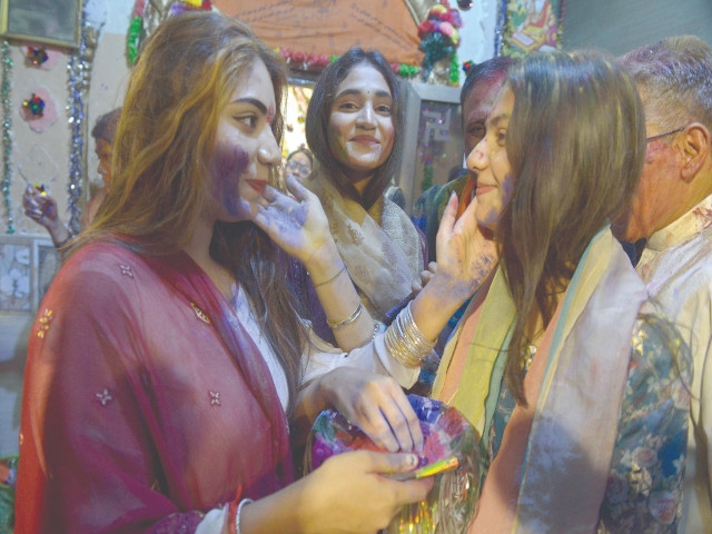 Hindus celebrate Holi with colours of joy