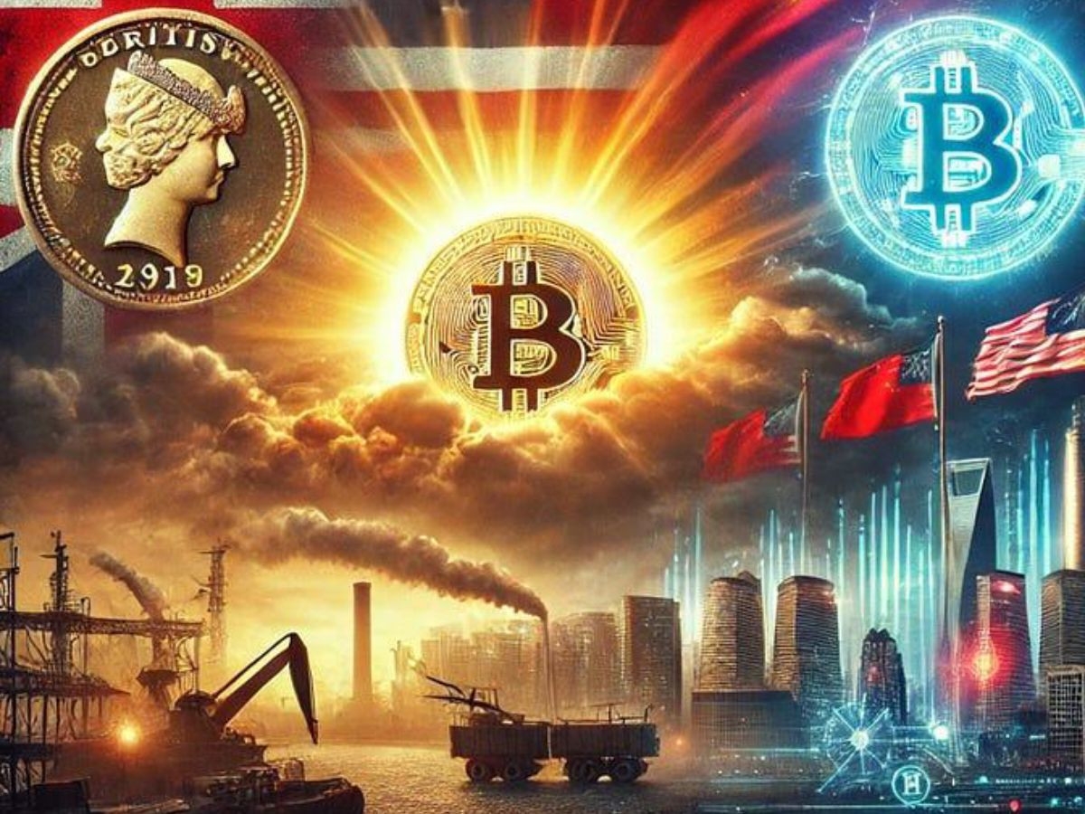 Digital Bretton Woods: The evolution from gold to sterling, the dollar, and now Bitcoin.
