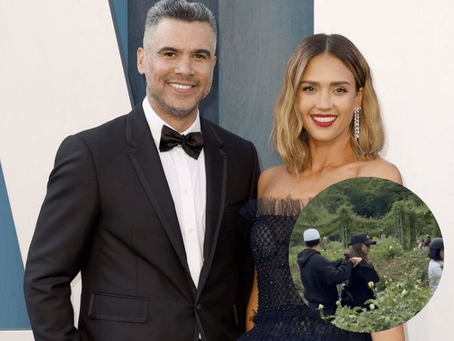 Jessica Alba spotted getting cozy with mystery man months after divorce
