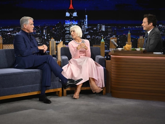 Pierce Brosnan struggles with Jimmy Fallon's spicy salsa during ‘Tonight Show' appearance