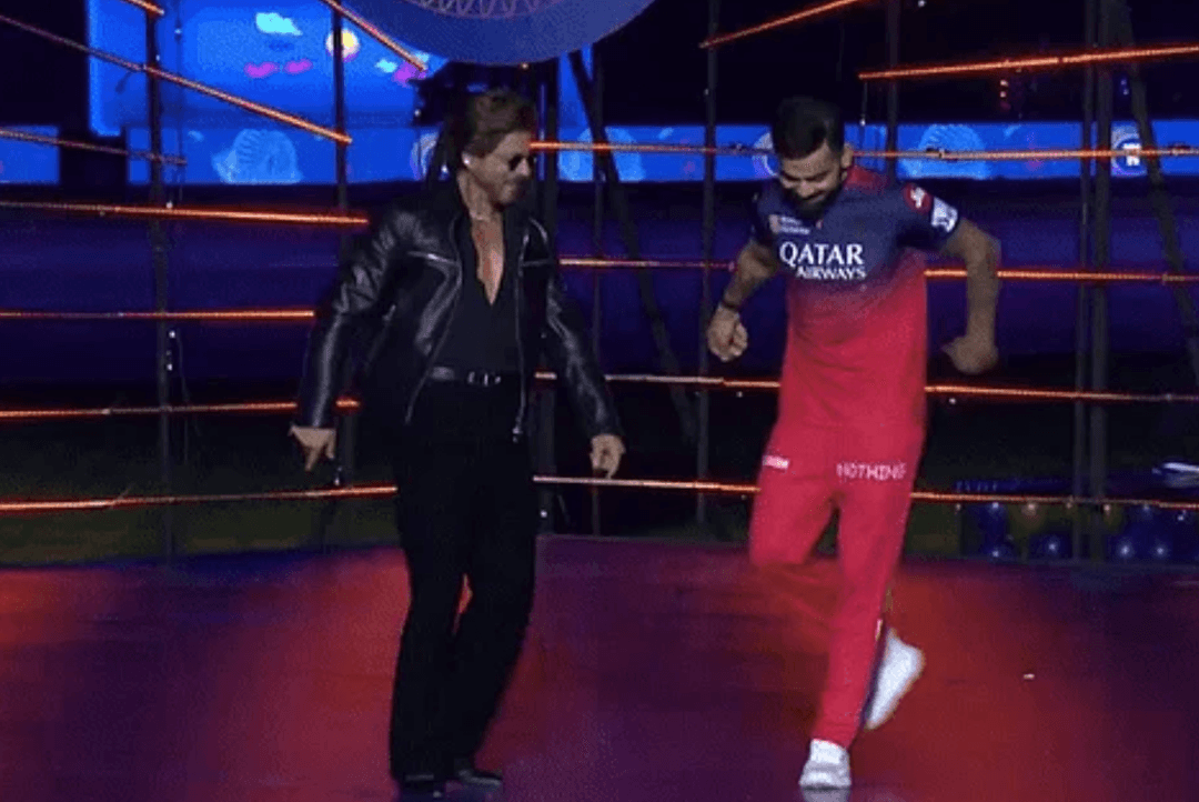 Watch: Shah Rukh and Kohli light up IPL opening ceremony with dance