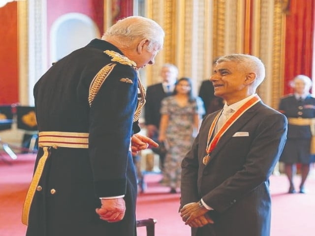 London Mayor knighted by King Charles