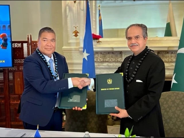 Pakistan, Micronesia establish diplomatic ties at UN