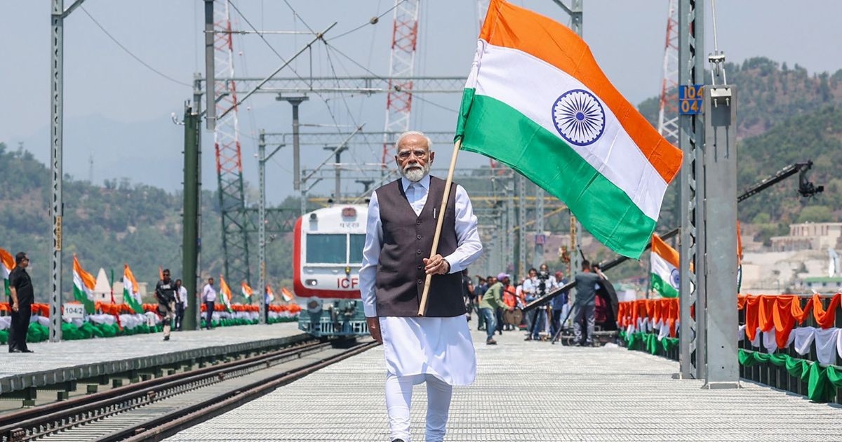 Modi opens Chenab bridge