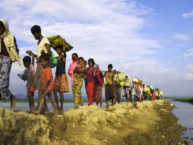Clashes in Myanmar force thousands to flee into India's northeast