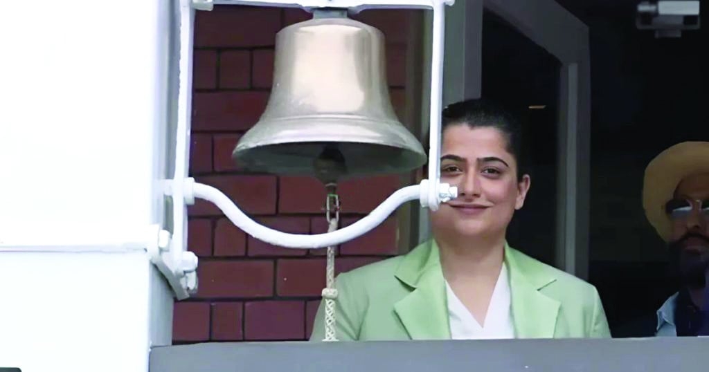 Sana Mir takes centre-stage with bell-ringing at Lord's